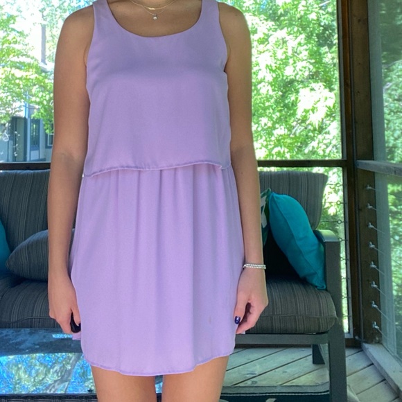 Purple Tulip Back Dress - Picture 1 of 4